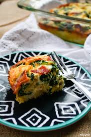 Spinach Bacon And Feta Egg Bake A Savory Feast