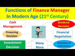 Financial managers are responsible for the financial health of an organization. Functions Of Finance Manager In Modern Age Corporate Finance Financial Management Youtube