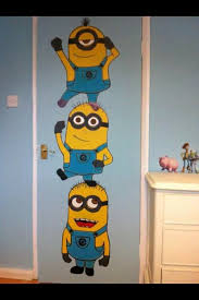 Pin By Lenka On Trompe L Oeil Minion Room Decor Kids Room Murals Minion Bedroom Decor