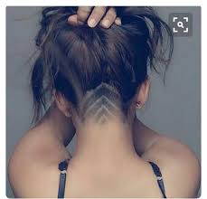 Yup So If I Damage My Hair Too Much With The Funky Colors Underneath I Can Just Shave It Right Off Lol Undercut Long Hair Shaved Hair Hair Styles