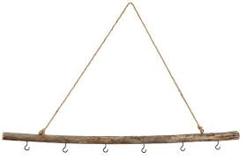 Deko Holz Stange Zum Hangen Mit Haken Und Kordel In 2 Langen Wahlbar Nadeco In 2020 Deko Holz Deko Holz