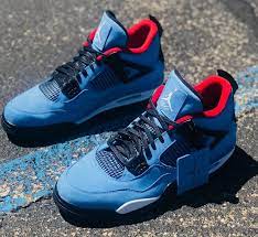 Other details on the shoe relating to the artist include cactus jack branding on the left heel and right insole (for his record label of the same name), and a reverse travis scott tag on the left tongue (a nod to. Travis Scott X Nike Air Jordan 4 Retro Olers Snkraddicted Releases