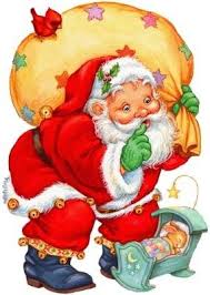 Un gros sac pour un gros père noël. Noel Images Du Net Page 6 Papa Noel Pere Noel Pere Noel Dessin Couleur