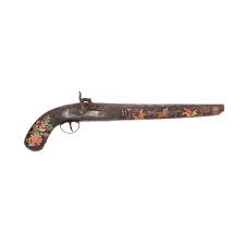 Bonhams : A Persian 22-Bore Percussion Pistol