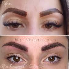 The first 7 to 10 days after the procedure are crucial to the success of the treatment. Eyebrow Tattoo Correction Melbourne Victoria Eye Art Studio
