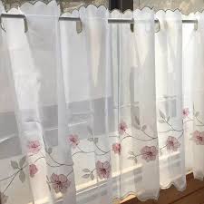 Crafted from a cotton blend, this valance showcases a gingham plaid motif. French Pastoral Style Pink Rose Embroidered Sheer Multi Function Small Curtain Decorative Dust Proof Kitchen Curtain Kitchen Curtains Coffee Curtainssmall Curtains Aliexpress