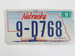 Nebraska License Plate Nebraska License Plate License Plate Crafts