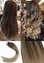 Balayage Hair Extensions Before And After