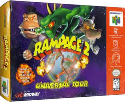 It is the third game in the rampage series and a sequel to 1997's rampage world tour. Rampage 2 Universal Tour Rom Nintendo 64 N64 Emurom Net