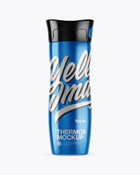 Download 1l Metallic Thermos Mockup In Bottle Mockups On Yellow Images Object Mockups Mockup Free Psd Mockup Mockup Free Download