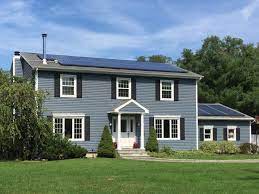 Harbor Blue Vinyl Siding Alpha Harbor Blue Siding House Exterior Blue Blue Siding Blue Vinyl Siding