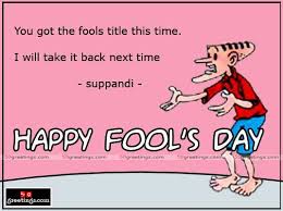 Happy april fool's day, from one to another fool. 50 Most Wonderful April Fool Day Ecard Pictures And Images