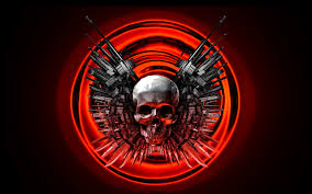 72 Skulls And Guns Wallpaper On Wallpapersafari Perfect screen background display for desktop, pc, mobile device, laptop, smartphone, android phone, iphone, computer and other devices. 72 skulls and guns wallpaper on