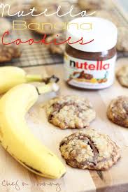 Nutella Banana Cookies Recette Recette Dessert Nourriture Recettes De Cuisine