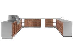 Newage Products Outdoor Kitchen Stainless Steel 11 Piece Cabinet Set Outdoor Kitchen Bars For Home Newage Products