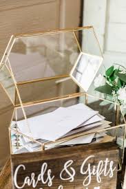 Double Compartment Gold Glass Terrarium Card Box Etsy Card Box Wedding Wedding Cards Wedding Details Card