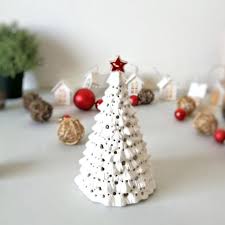Red Christmas Tree Decorative Ceramic Tealight Holder Lantern Centerpiece Scandinavian Candle Tree Figurine 2019 New Year Gift For Husband Christmas Tree Candles Red Christmas Tree Holiday Centerpieces