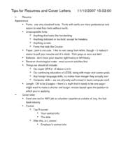 A specific, personalized cover letter that highlights your suitability for the job will grab the reader's attention and ensure your resume gets serious consideration for the job opportunity. Key Words For Resume And Cover Letter Preparation Steven Peralta Written Communication Resume Cover Letter Key Words For Resume And Cover Letter Course Hero