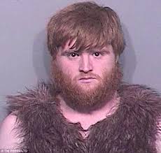Strange mugshots of people arrested in costume