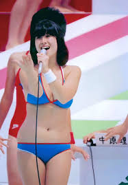 生写真 河合奈保子 水泳大会 当時物 ビキニ グラビア