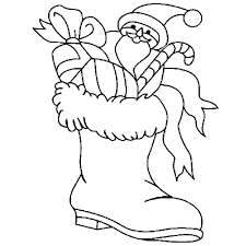 Mercredi, journée des petits ! Coloriage Botte Noel En Ligne Gratuit A Imprimer