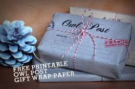 Harry Potter Owl Post Printable Gift Wrapping Harry Potter Gifts Harry Potter Owl Harry Potter Birthday