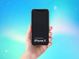 Download Free Iphone X On Hand Mockup Iphone Iphone Mockup Free Iphone
