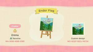 Another Star Wars Flag This Time Endor Horizondesigns Animal Crossing Animal Crossing 3ds New Animal Crossing