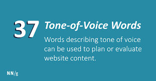 After all, everyone in your organisation writes something: Tone Of Voice Words