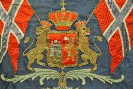 The elements dates back to a two sided seal used in bergen from 1293 to 1426. Bilde Kystmuseet I Oygarden Digitaltmuseum