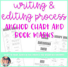 writing process and editing marks bookmark