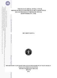 Populasi ialah seluruh akseptor kb aktif di puskesmas jailolo 27 desember 2012 sampai dengan 19. Peranan Modal Sosial Untuk Meningkatkan Partisipasi Komunitas Dalam Program Corporate Soscial Responsibility Csr