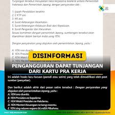 Kartu pra kerja ini bisa diperoleh dengan melakukan pendaftaran secara online. Pengangguran Dapat Tunjangan Dari Kartu Jabar Saber Hoaks Facebook