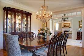 Traditional Dining Room Mom Dad S Table New End Chairs To Make More Modern Dining Room Decor Traditional Traditional Dining Rooms Classy Dining Room