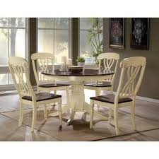 August Grove Chamberlain 5 Piece Dining Set Wayfair Ca In 2020 Round Dining Table Sets Side Chairs Dining Round Kitchen Table Set
