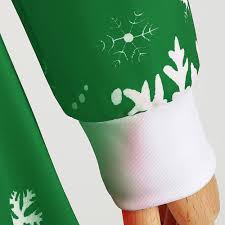 UIFLQXX Abiti da anima gemella con stampa sexy a maniche lunghe con spalle  scoperte di Natale, Verde, S : Amazon.it: Moda