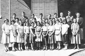 Old Photo Album: Blanchard School 5th and 6th graders in 1953-1954