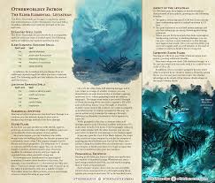 The Elder Elemental Leviathan Revised An Otherworldly Patron To Unleash The Wrath Of The Sea And Tides Unearthedarcana