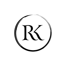 Initial Or Letter Rk Logo Design Black Paint Brush Logo With Elegant Circle Vector Design Logotype Monogram Initial Png And Vector With Transparent Backgroun Logo Design Inspiration Creative Text Logo Design