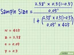 How To Calculate Sample Size 14 Steps With Pictures Wikihow