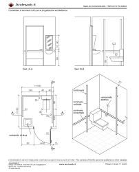 Porte bagno disabili misure minime bagno per disabili dimensioni. Bagno Disabili 03 Dwg