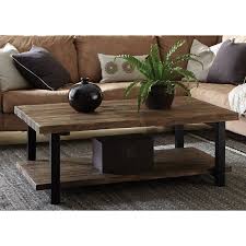 Veropeso 42 Wood Metal Coffee Table Coffee Table Coffee Table Wood Rustic Coffee Tables