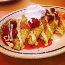 Strawberries Cream Crepes Ihop Ihop Crepes Recipe Strawberries And Cream Breakfast Recipes
