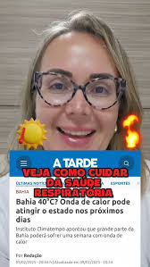 Onda de calor chegando na Bahia, sobretudo região Oeste do Estado!, Veja o  vídeo e saiba como cuidar da sua saúde respiratória!!!, 🌞🥵, Dra. Larissa  Voss, Pneumologista 🫁, CRM-BA 17055, RQE 12857 , ...