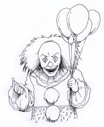 Smile and the world smiles with you.the phrase suits best to describe these coloring pages. Creepy Clown Coloring Page Free Printable Coloring Pages For Kids