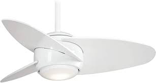 By home decorators collection (58) 36 in. Minka Aire F410l Wh Slant 36 Inch Ceiling Fan With Dc Motor And Integrated 18w Led Light Kit In White Finish Amazon Com