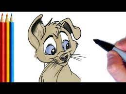 Pluto is part english pointer, so try looking at photos of real dogs to make his body shape more accurate. How To Draw Dog Disney Style Step By Step Tutorial For Kids Youtube