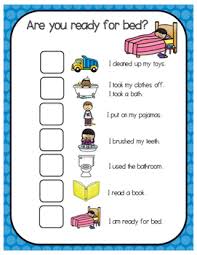 Bedtime Routine Worksheets Teaching Resources Tpt