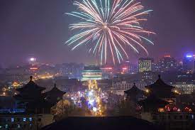 In order to let both sides of the harbourfront get a good view, a fleet of barges park in the middle of victoria harbour, between tsim sha tsui and central, to . New Year Eve S Fireworks Add To China S Pollution Woes Caixin Global