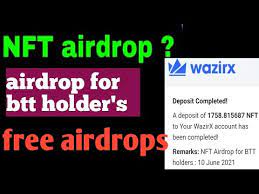 Nft Airdrop In Wazrix For Btt Holders Apenft Airdrop In Wazrix What Is Apenft Youtube
